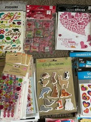 400+ HUGE Sticker Lot Scrapbook Lots Of Different Brands & Subjects