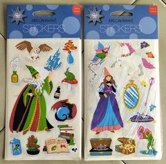 Lot of MRS. GROSSMAN’S Fantasy Wizard / Fairies / Unicorns / Princess Stickers