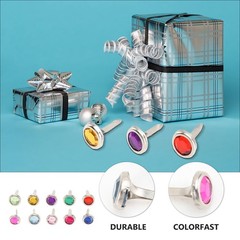 100 Pcs Round Paper Fasteners Pastel Brads Paper Crafts Brads