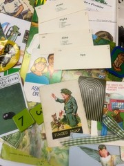 Vintage Childrens Ephemera Junk Journal Pack Book Pages Collage Crafts