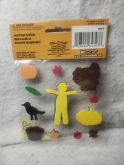 Scrapbooking Autumn 3D Foam Stickers NEW.. 1 To 2 Inches Tall FREE SHIPPING