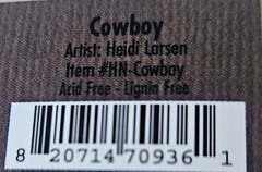 All My Memories adhesive die cut accents Cowboy Herb Notes
