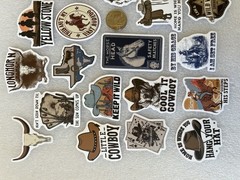 Cowboy Wild West Stickers (25)