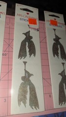 Vintage Mrs Grossmans Stickers Metal Angels Lot Of Three Packages-6 sheets READ