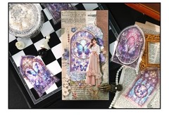 10Pcs Manor Secret Series PET Decorative Stickers Pack DIY Scrapbooking Supplies