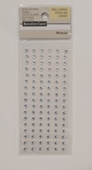 Clear Silver Rhinestones Bling Gems Scrapbooking Stickers By Recollections