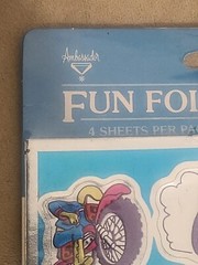 Vintage 80s Fun Foil Shinies Stickers Hallmark Race Cars Monster Truck Jeep