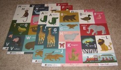 Echo Park 12×12 Double Sided Scrapbook Papers(4) ~ Animal Safari/Animal Alphabet