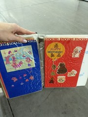 Vintage 1980s Sticker Album Collection Pac-Man Donkey Kong Qbert Bears Huge Lot
