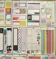 Lot Of 40 Sheets Happy Planner Complete & Incomplete! #1