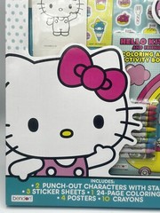 Hello Kitty color, sticker, and activity set