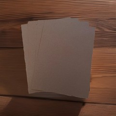 500 sheets chipboard cardboard photo backing 8.5×11, .022 Thick, Kraft Color