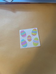 Vintage 1980s Sandylion Easter Egg Stickers