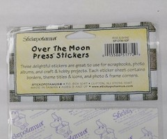 Stickopotamus Over The Moon Press Stickers Baby Scrapbook Binder Photo Safe New