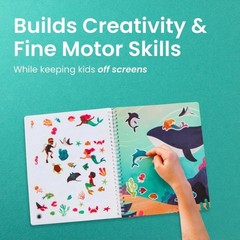 Creative Mermaid Toddler Sticker Book: 300+ Stickers for Imaginative Play