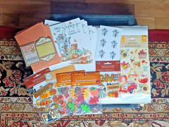 Lot Of Scrapbooking Stickers And Cards – Thanksgiving, Fall, Christian Themes