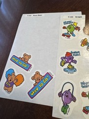 VTG LOT Mixed Trend Stickers Scratch & Sniff Root Beer Coconut Grape Blueberry