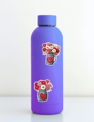 Valentines Flowers Die Cut Vinyl Stickers Set Scrapbooking Laptop Waterbottle