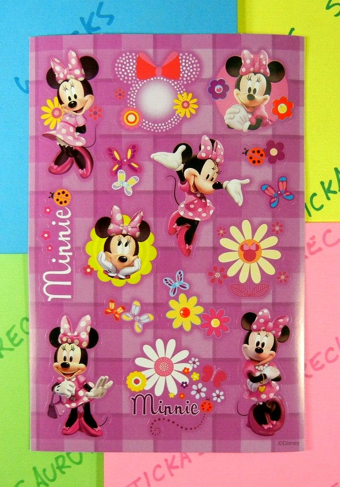 Disney’s Minnie Mouse Sticker Sheet