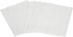 Durable Self-Adhesive 2-Inch White Die-Cut Letters & Numbers for Home or Office