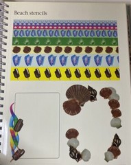 Vintage Scrapbook Stickers & Stencils Book 400 stickers Zoo Birthday