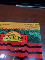Sandylion Lion King Activity Scene w/ 20 stickers CIRCLE OF LIFE New sealed