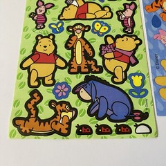 Vintage Sandylion Disney Winnie The Pooh Tigger Eeyore Piglet Stickers Set
