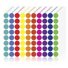 4000 Pcs Color Dot Stickers – 3/4″ Round Coded Labels for Organization in Off…