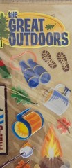 Sticko 26pcs Great Outdoors Camping Stickers Tent Canoe Fishing Scrapbook NEW