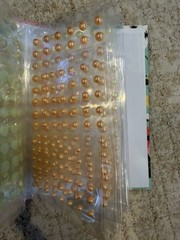HSN Diamond Press Book of Faux Pearl Embellishments Multi Color 1710 Pieces