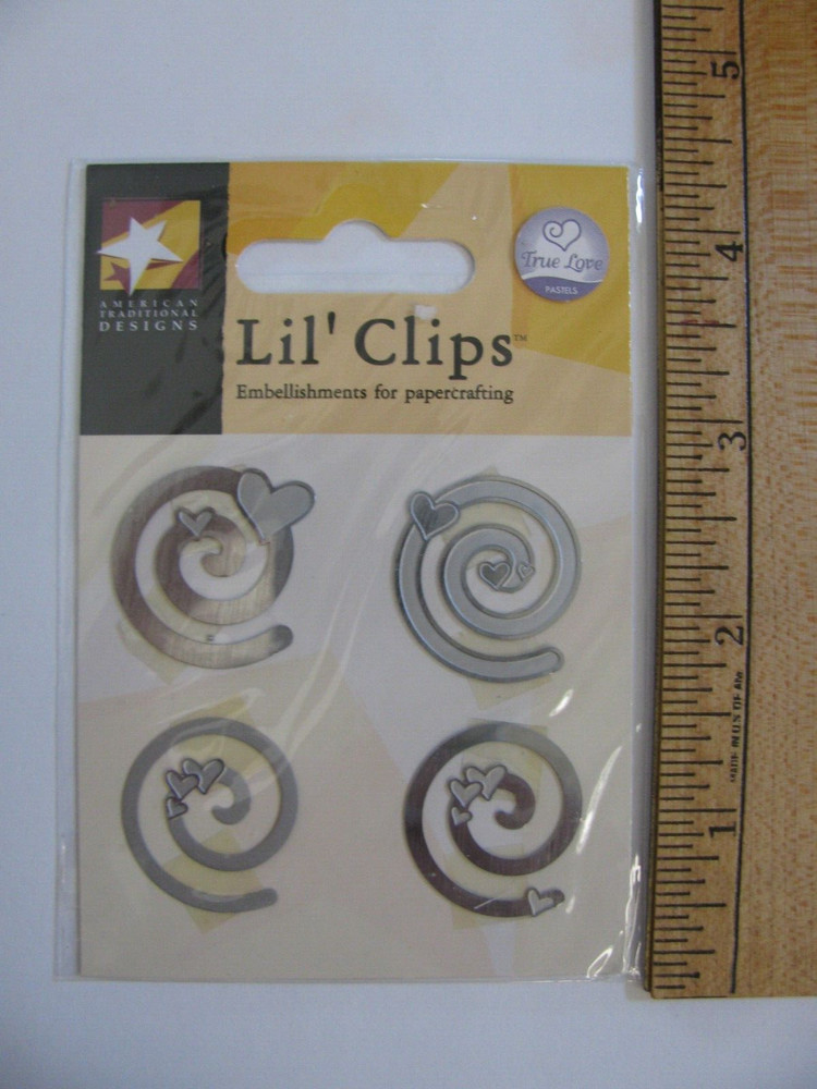American Traditional Designs LIL’ CLIPS 4 Pieces NOS