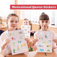 HomSeon Affirmation Stickers for Kids, 200Pcs Cute Positive Quotes Stickers f…