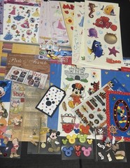 Scrapbooking Lot Disney Mickey Mouse Winnie The Pooh Princesses Sticker & Pages