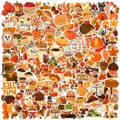 JULBEAR 200 Pcs Fall Autumn Leaf Stickers for Water Bottle | Cute Stickers, W…