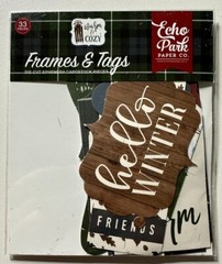 Echo Park Frames & Tags Die Cut Ephemera Variations Available-You Choose