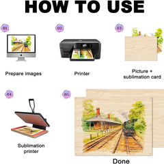 Sublimation Wood Photo Blanks, 11.8″ X 15.7″ Unfinished Wood Hanging Board with