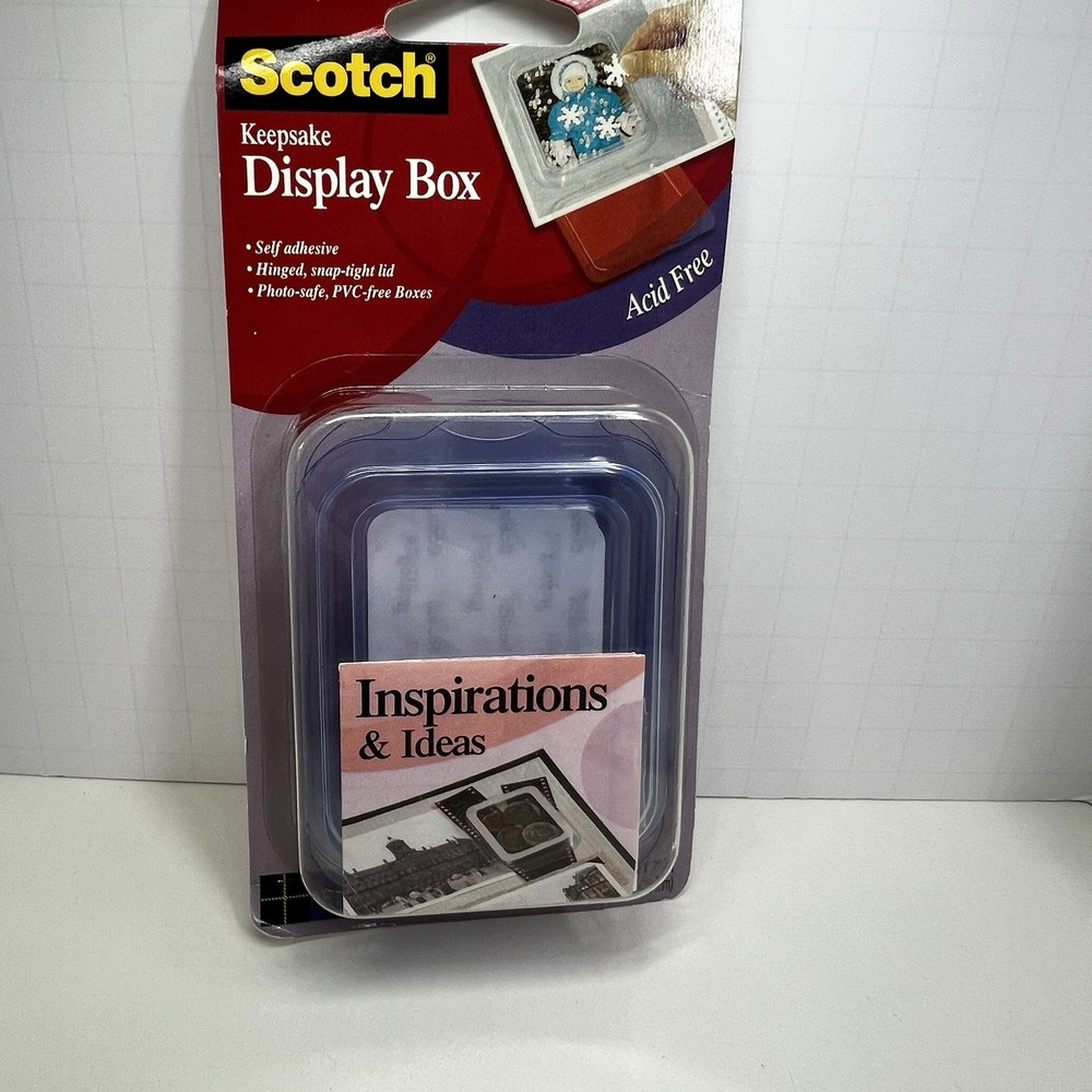 Vintage Scotch Keepsake Display Box 3 Pack Acid Free Scrapbook Craft