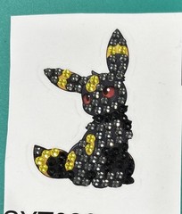 New!! UMBREON Pokemon Diamond Art STICKER Scrapbooking EEVOLUTION Nintendo Decor