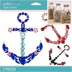 Jolee’s Boutique Dimensional Stickers ~ Anchors Bling