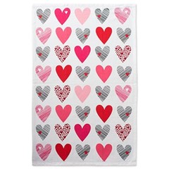 Valentine’s Day Collection Kitchen, Dishtowel Set, 18×28, Hearts Collage, 2