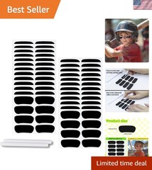 200 Count Sports Eye Black Stickers Set with Erasable Pencils for Game Day