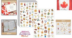 1000 PCS Bible Verse Stickers – Clear Inspirational Decals for Scrapbooking