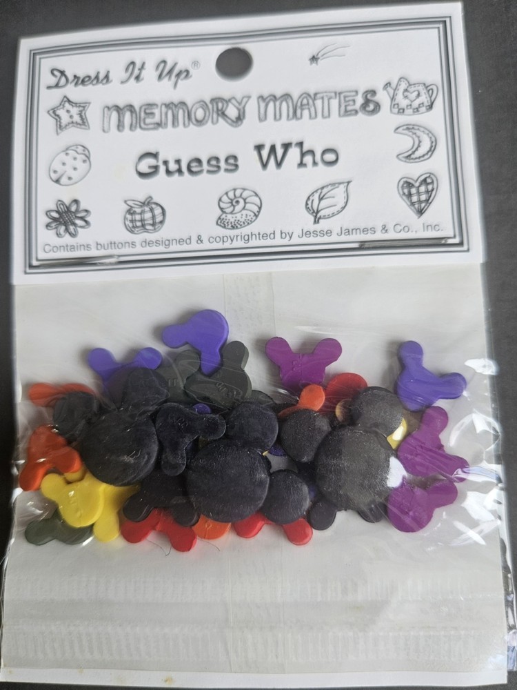 dress it up craft embellishment memory mates Mickey «GUESS WHO»