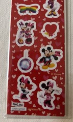Disney Mickey Minnie Mouse And Friends Valentines Stickers 2 Sheets New