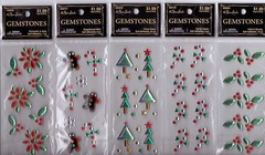 The Paper Studio CHRISTMAS Themed GEMSTONES~Adorable! U Choose! Quick Ship!