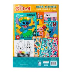 Disney Stitch Super Activity Color Sticker & Design Kit NEW SEALED