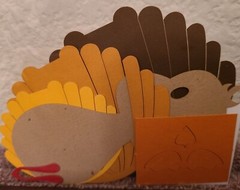 4 Die-Cut Sets Craft Embellishments Scrapbook/Cards Turkey, Scarecrow, Fall #162