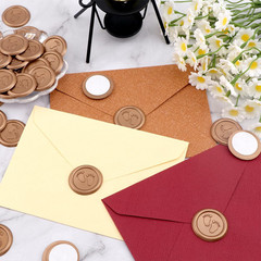 25Pcs Footprint Wax Seal Stickers,Gold Self Adhesive Envelope Seal Stickers,Grea