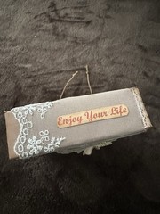 Handmade Junk Journal Mini Brown “Enjoy Your Life” #0774