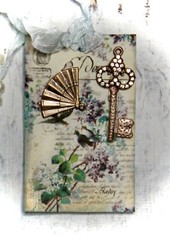 Mixed Media Scrapbooking Lace Junk Journal Fantasy Nymphs and Angels By Khatsart